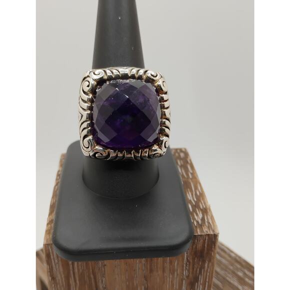Vintage Amethyst Ring size 10 - Picture 4 of 4